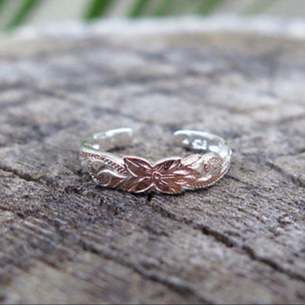 🆕Hawaiian Sterling Silver Toe Ring